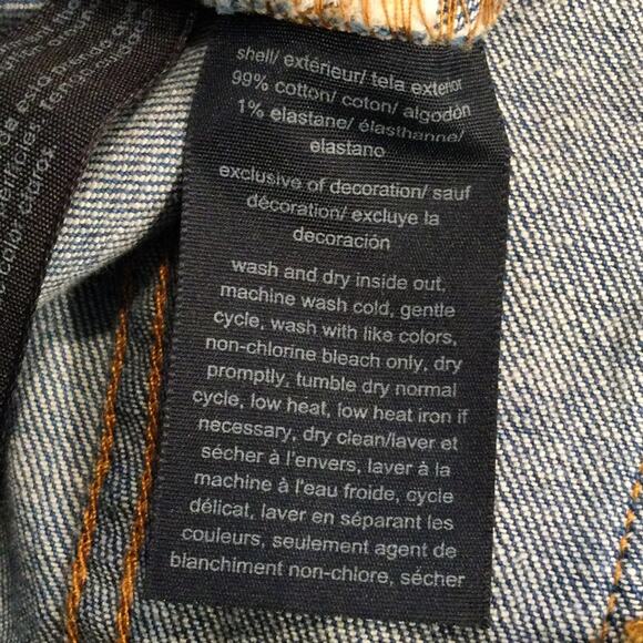 Tommy Hilfiger Color Block Denim Skirt 6 - Picture 6 of 7